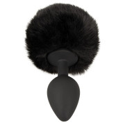 Fluffy Tail Bunny Play Silikone Anal Plug Medium