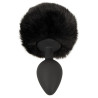 Fluffy Tail Bunny Play Silikone Anal Plug Medium