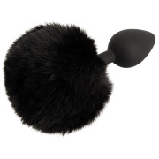 Fluffy Tail Bunny Play Silikone Anal Plug Medium