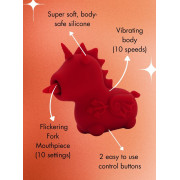 Unihorn Blaze Diablo Enhjørning Tunge Vibrator