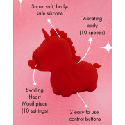 Unihorn Cupids Beau Enhjørning Tunge Vibrator