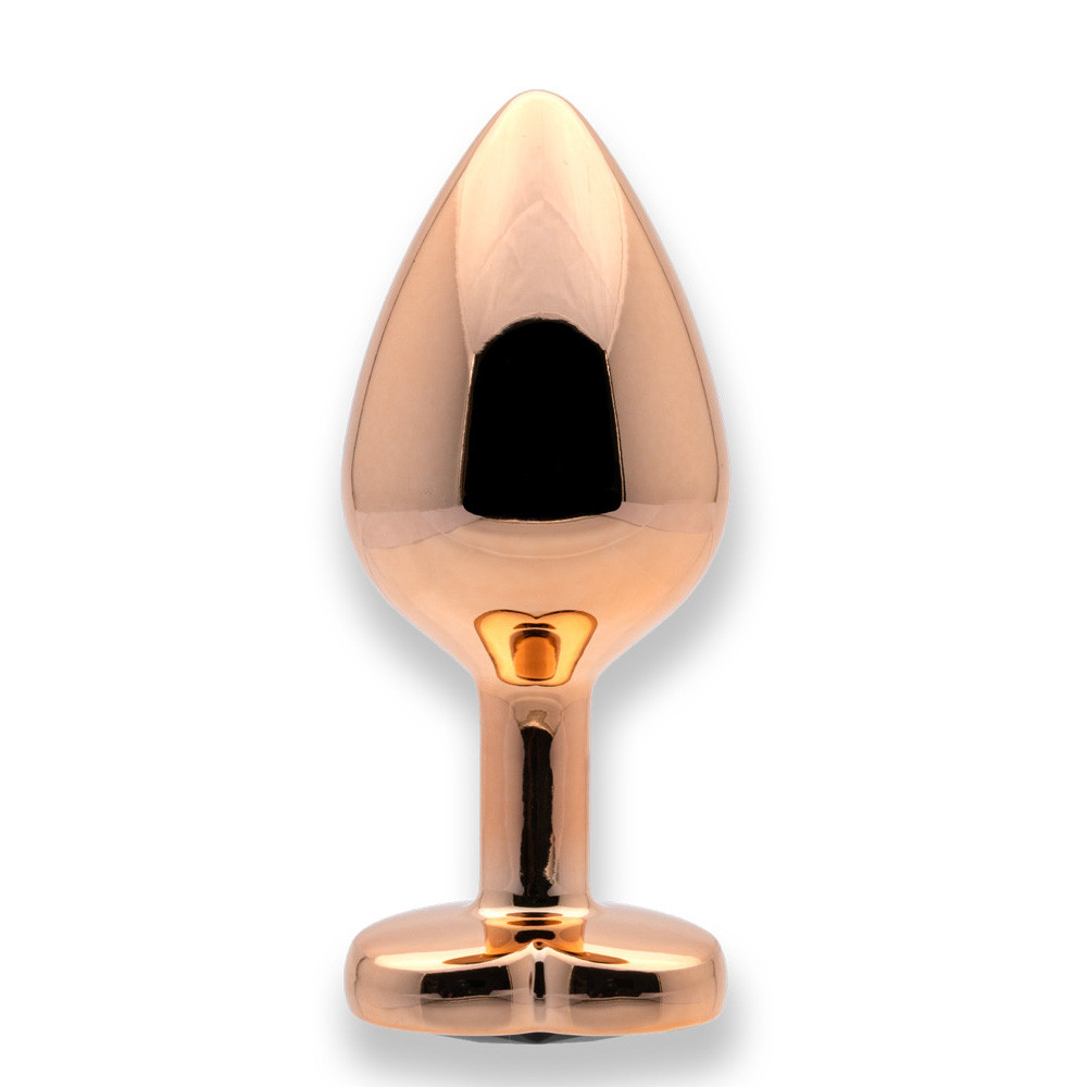 Sin Heart Jewel Guld Farvet Metal Butt Plug