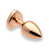 Sin Heart Jewel Guld Farvet Metal Butt Plug