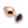 Sin Heart Jewel Guld Farvet Metal Butt Plug
