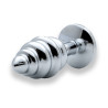 Sin Jewel Metal Butt Plug med Riller