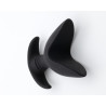 Black Velvets Anchor Anal Plug med Rimming Riller