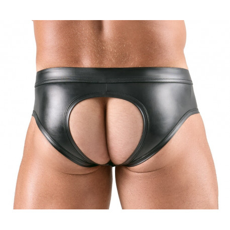 Svenjoyment Wetlook Jock med Lynlås