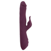 Javida Rabbit Vibrator med Penishoved og Stødefunktion