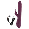 Javida Rabbit Vibrator med Penishoved og Stødefunktion