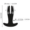 ANOS Fjernbetjent Anal Spreader med Vibrator