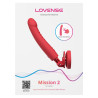 Lovense Mission 2 App-styret Dildo Vibrator med Sugekop