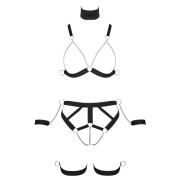 Bad Kitty Harness-Sæt med Kæder og Remme