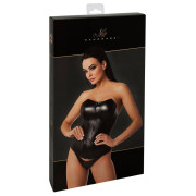 Noir Handmade Orgia Wetlook Korsettop