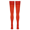 Cottelli Røde Selvsiddende Strømper med Blondekant