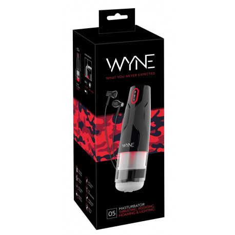 WYNE 05 Roterende og Stønnende Masturbator
