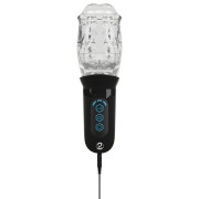 Stroker Blød Roterende og Vibrerende Masturbator