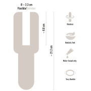 Stroker Blød Roterende og Vibrerende Masturbator