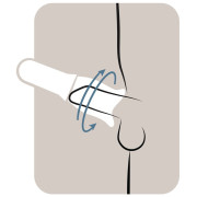 Stroker Blød Roterende og Vibrerende Masturbator