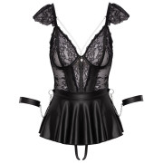 Cottelli Bondage Babydoll med Bundløs G-streng