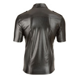 Svenjoyment Skjorte i Læder Look