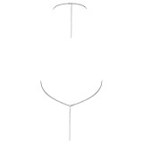 Cottelli Sølvfarvet Metal Top