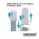 Vibeggs Vibrerende Masturbator Sleeve
