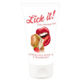 Lick It Erotisk Massage Gel med Smag