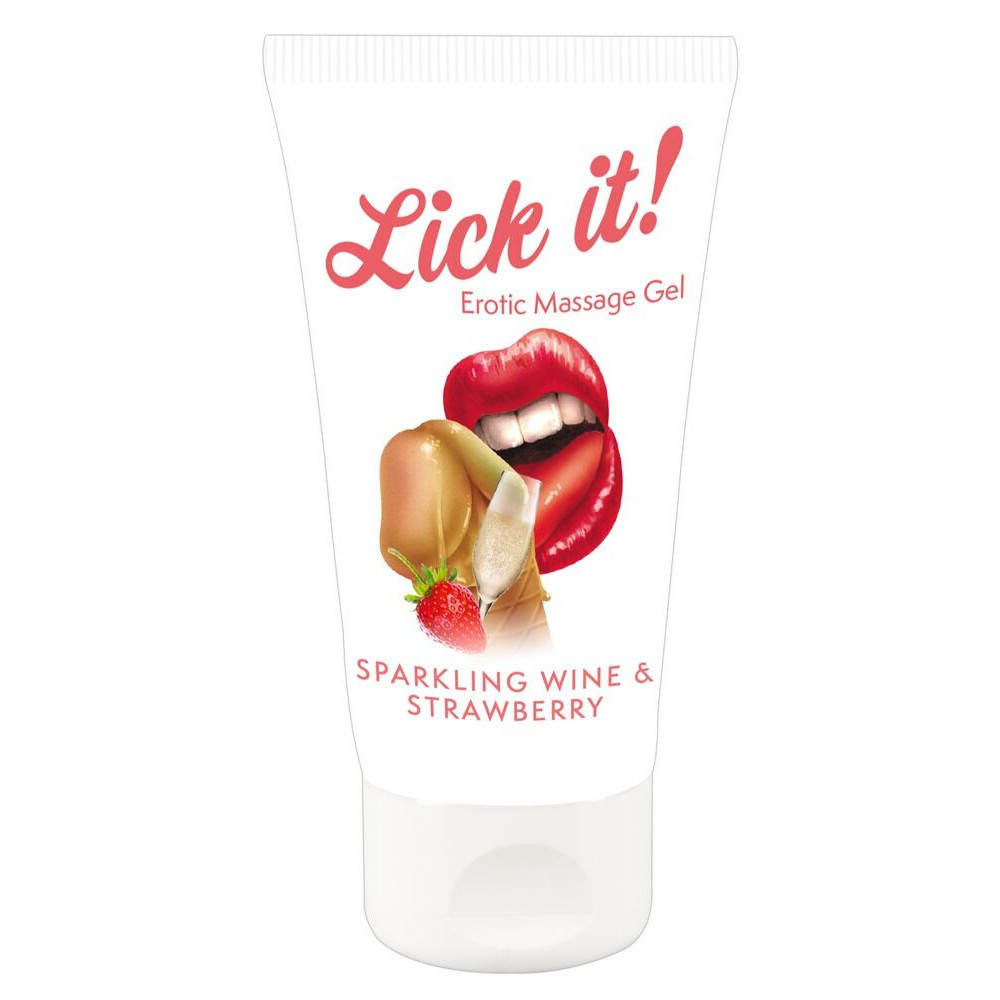 Lick It Erotisk Massage Gel med Smag