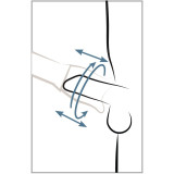 Stroker Masturbator med Roterende Blød Kop