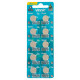 Batteri LR44 10 pak
