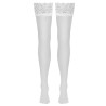 Cottelli Hvide Blonde Strømper til Hofteholder