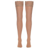 Cottelli Hudfarvet Blonde Strømper til Hofteholder