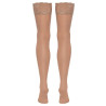 Cottelli Hudfarvet Blonde Strømper til Hofteholder