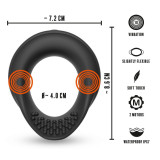 Rebel Ball Penisring med Testikel Vibration