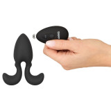 Anos Fjernbetjent Vibrerende Buttplug med Flexible Vinger