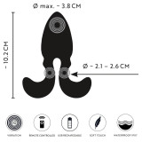 Anos Fjernbetjent Vibrerende Buttplug med Flexible Vinger