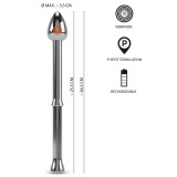 Rebel Vibrerende Metal Prostata Plug