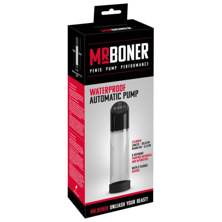 Mister Boner Vandtæt Automatisk Penis Pumpe