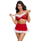 Cottelli X-Mas BH og Mini Nederdel Sæt