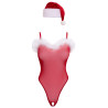 Cottelli X-Mas Bodystocking og Nissehue Sæt