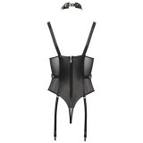 Zado Læder Bodystocking med Strømpeholder