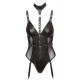 Zado Læder Bodystocking med Strømpeholder