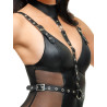 Zado Læder Bodystocking med Strømpeholder