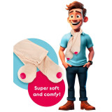 Blødt Tørklæde med Bryster