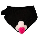 Gag Trusser med Bevægelig Plyspenis