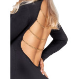 Cottelli Minikjole med Fri Ryg og Aftagelige Kæder