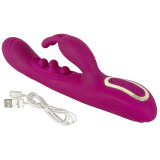 Javida Rabbit Sprøjte Vibrator med 2 funktioner