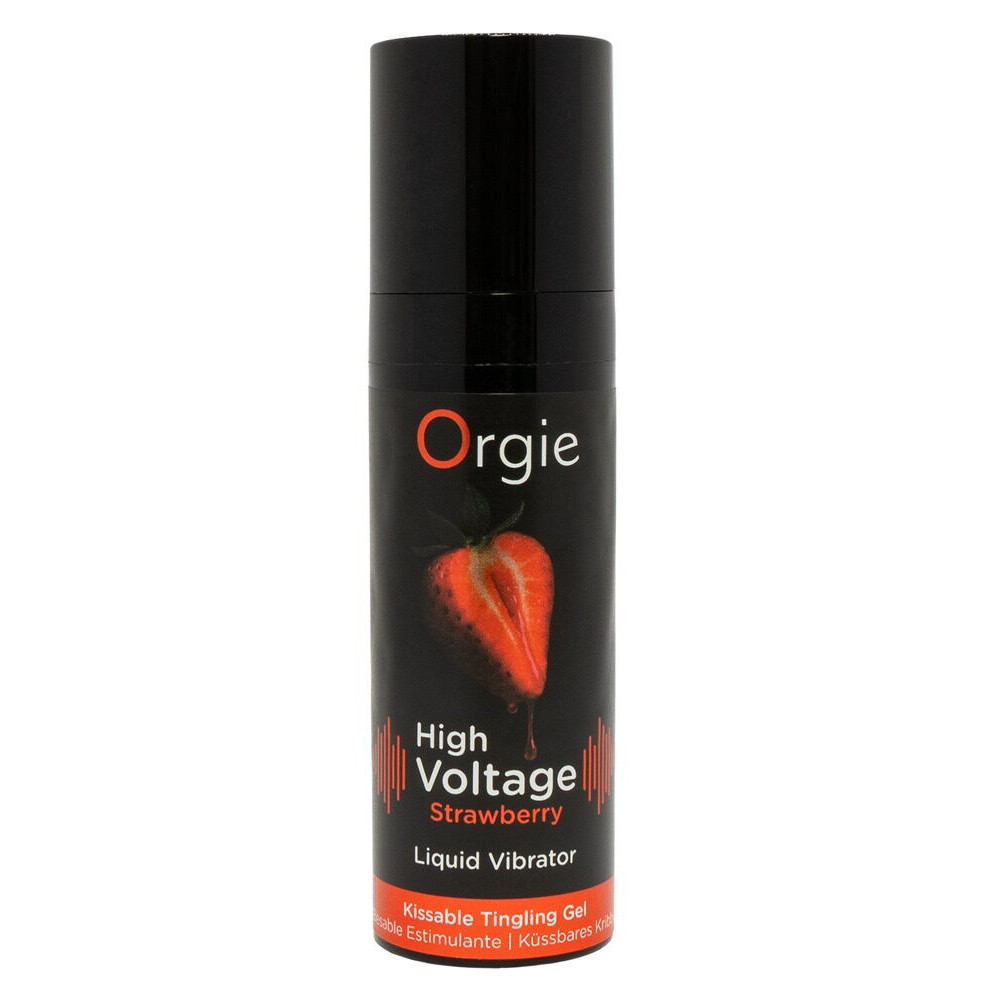 Orgie High Voltage Jordbær Kyssevenlige Stimulationsgel