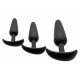 Sin Silikone Triple Butt Plug Sæt