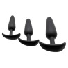 Sin Silikone Triple Butt Plug Sæt